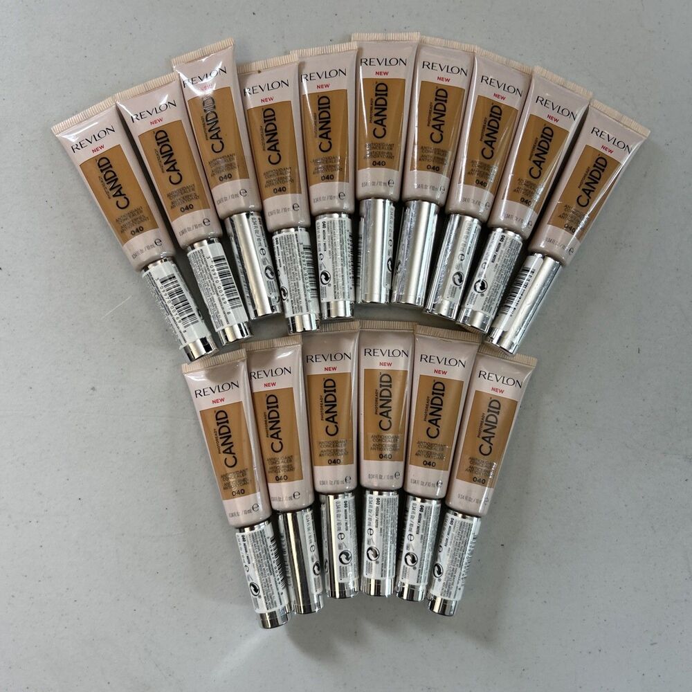 Revlon PhotoReady Candid Antioxidant Concealer 040 Medium .34oz Lot of 16 NEW